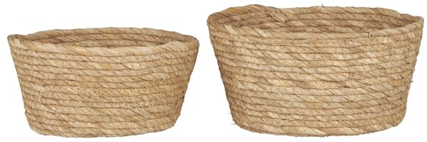 Úložný kôš Natural Seagrass – sada 2 ks