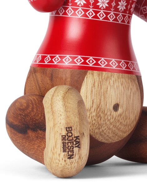 Drevená opička Monkey Christmas Jumper 2024 Small