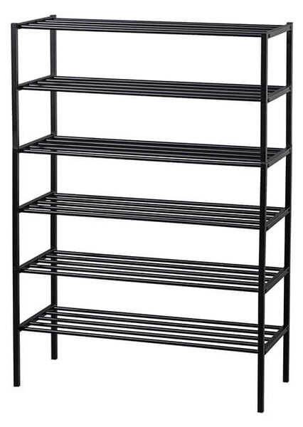 MUZZA Regál Ferla 120 cm čierny