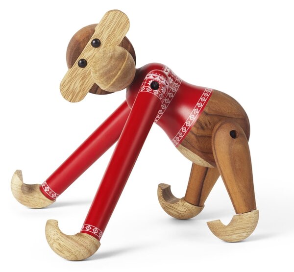 Drevená opička Monkey Christmas Jumper 2024 Small