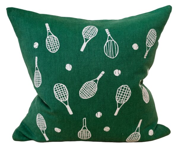 Vyšívaný poťah na vankúš Tennis Embroidere 48 × 48 cm