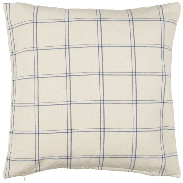 Poťah na vankúš Ebbe Blue Checkered 50 x 50 cm