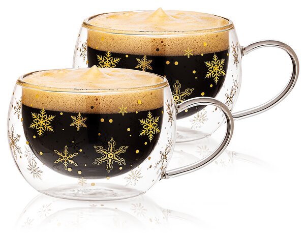 4Home Termo pohár na cappuccino Snow Hot&Cool 270 ml 2 ks