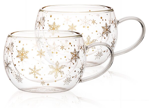 4Home Termo pohár na cappuccino Snow Hot&Cool 270 ml 2 ks