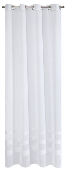 ZÁCLONA NA KRÚŽKOCH EFIL 140X250 CM BIELA