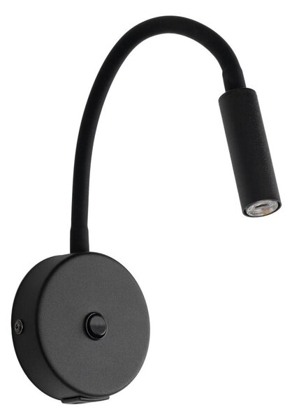 LED Nástenná lampa s USB portem LAGOS 1xG9/3W/5V čierna