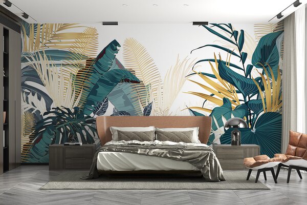 Tapety Listy a sila, Fototapety s prírodnými motívmi, w08338 : Uwalls.sk