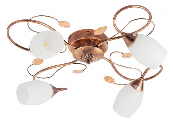 BRILAGI - Stropné svietidlo GRACE 4xE27/40W/230V pr. 68 cm patina/medené