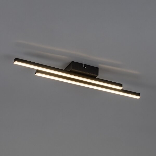 Rabalux 71490 - LED Stropné svietidlo LIRIEN LED/12W/230V 4000K čierna