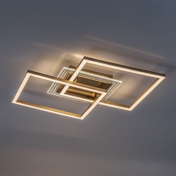 Rabalux 71489 - LED stropné svietidlo OTTAVIA LED/28W/230V 3000K 47x70 cm zlaté