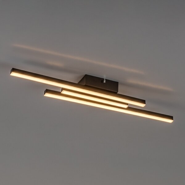 Rabalux 71528 - LED Stropné svietidlo LIRIEN LED/18W/230V 3000K čierna