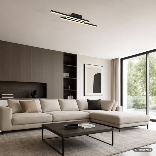 Rabalux 71528 - LED Stropné svietidlo LIRIEN LED/18W/230V 3000K čierna