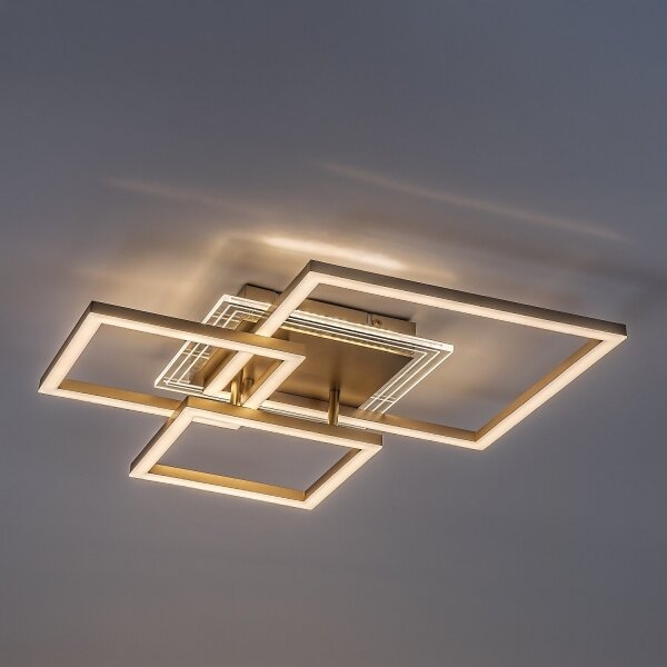 Rabalux 71488 - LED stropné svietidlo OTTAVIA LED/40W/230V 3000K 50x50 cm zlaté
