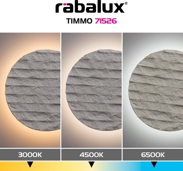 Rabalux 71526 - LED nástenné svietidlo TIMMO LED/12W/230V 3000/4500/6500K béžová