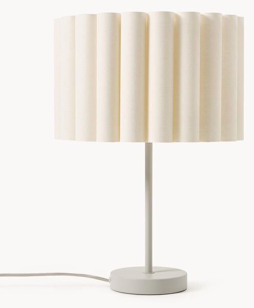 Stolová lampa z ľanu Lucina