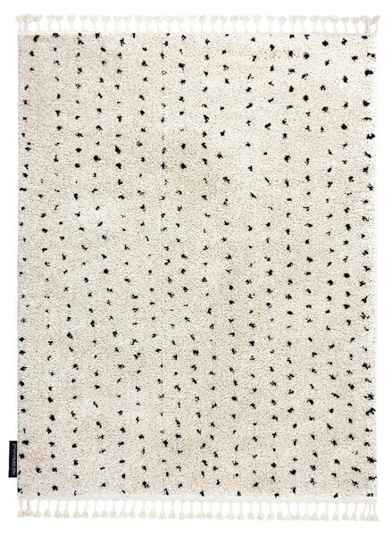 Dywany Łuszczów Kusový koberec Berber Syla B752 dots cream - 80x150 cm