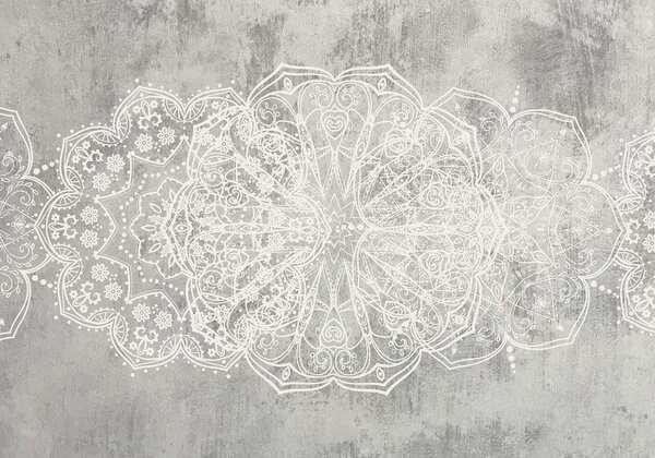 Tapety Strieborná čipkovaná mandala, Fototapety Izba pre tínedžerov, Fototapety pre dospievajúcich chlapcov, w08387 : Uwalls.sk