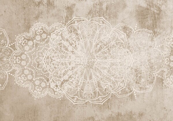 Tapety Mandala na pieskovom pozadí, Fototapety so vzormi, w08387v1 : Uwalls.sk