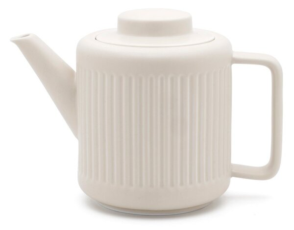 Biela porcelánová kanvica na čaj so sitkom 1,2 l Skagen – Bredemeijer