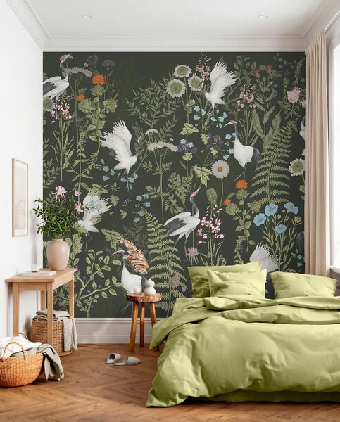 Tapety Lúčne rastliny na antracite, Fototapety zvieratá, w00380v2 : Uwalls.sk