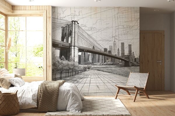Tapety Línie Brooklynu, Fototapety mestá, w01961 : Uwalls.sk