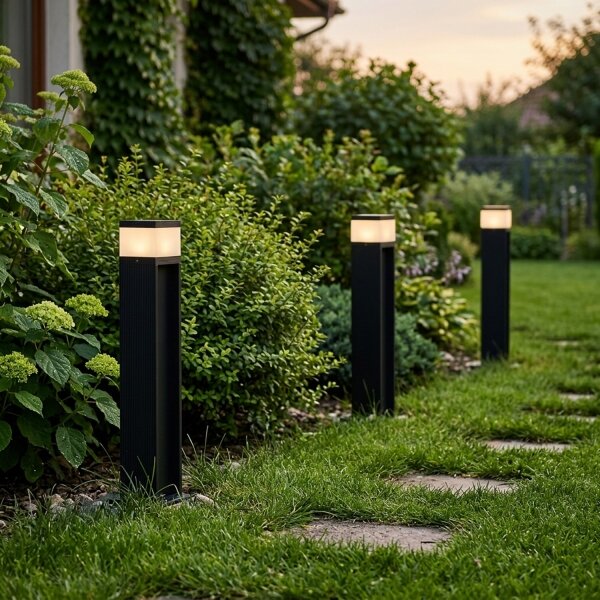 Vonkajšia lampa VESPER 1xG9/5W/230V IP44 50 cm čierna