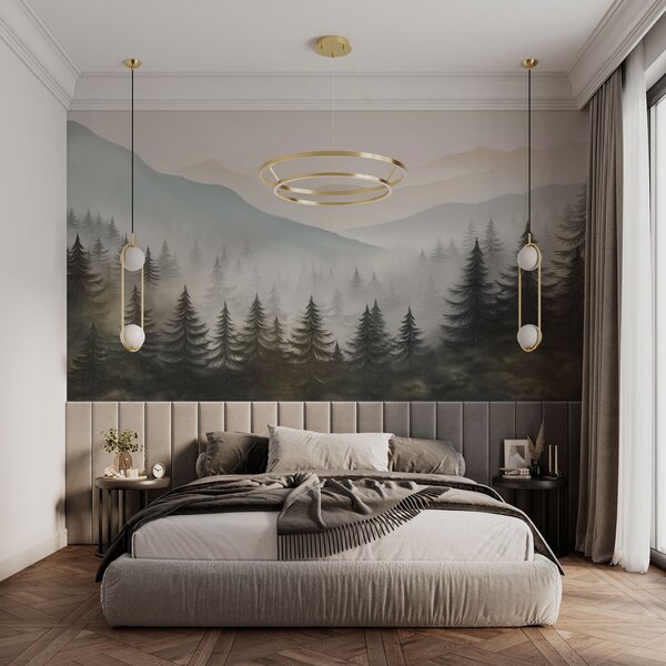 Tapety Hmlistý les a jemné odtiene, Fototapety s prírodnými motívmi, w02450v1 : Uwalls.sk