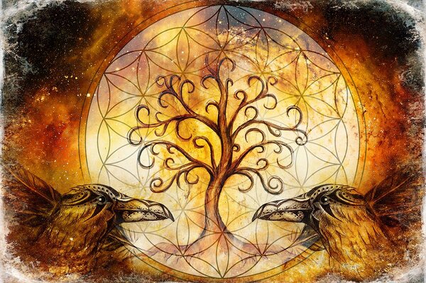 Tapeta magický strom života