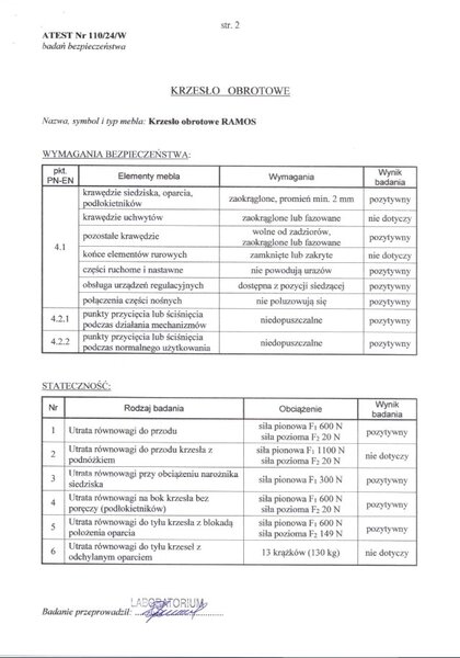 Halmar Kancelárska stolička RAMOS čierna