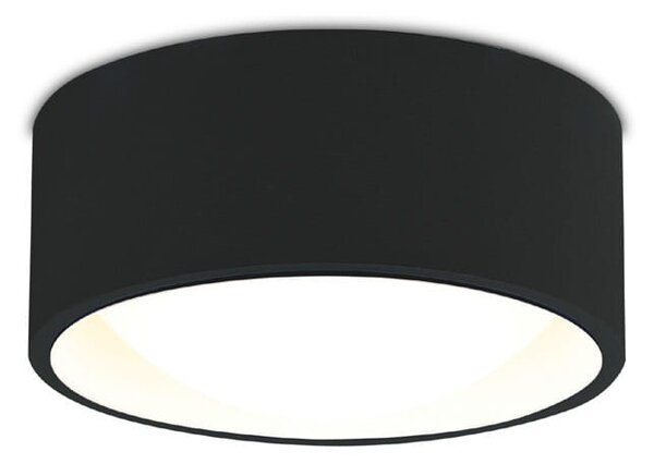 Maxlight KODAK S | Prisadené stropné okrúhle svietidlo Farba: Čierna