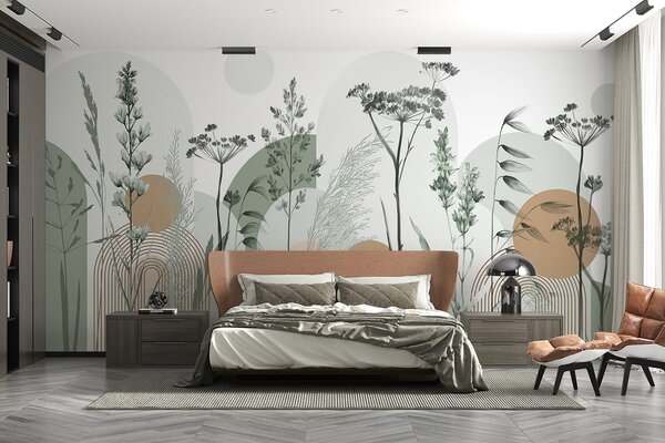 Tapety Botanické oblúky, Fototapety akvarel, w08665v1 : Uwalls.sk
