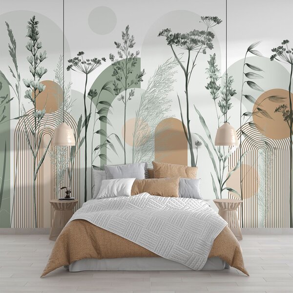 Tapety Botanické oblúky, Fototapety akvarel, w08665v1 : Uwalls.sk