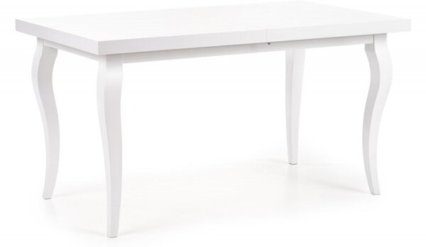 Halmar Rozkladací jedálenský stôl MOZART 140(180)x80 biely