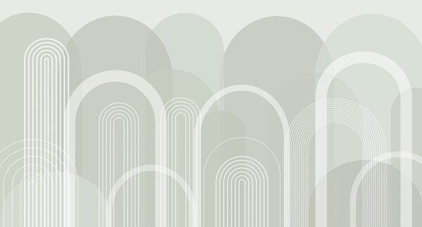 Tapety Jemné oblúky na šalviovej, Fototapety abstraktné, w02935v3 : Uwalls.sk