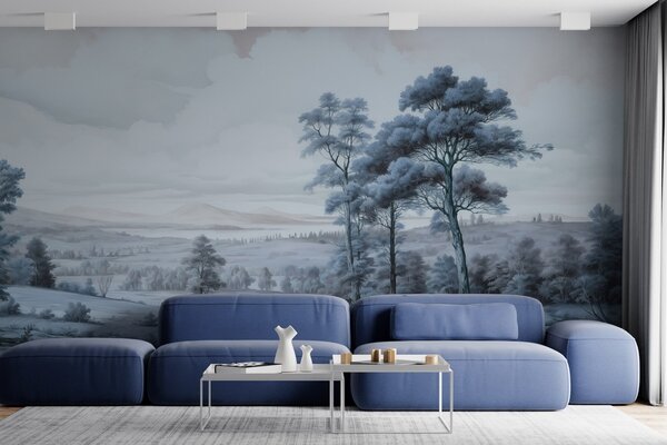 Tapety Moderná akvarelová krajina, Fototapety s prírodnými motívmi, w02978v1 : Uwalls.sk