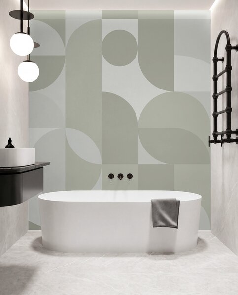 Tapety Oblý rytmus v šalviovej, Fototapety abstraktné, w03058v2 : Uwalls.sk