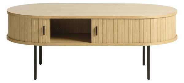 Dizajnový konferenčný stolík Vasiliy 120 cm prírodný dub