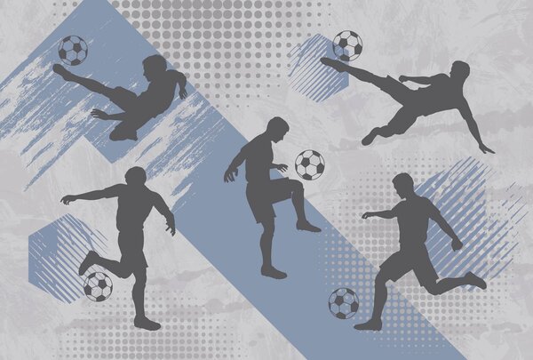 Tapety Futbalisti v pohybe, Fototapety Izba pre tínedžerov, Fototapety futbal, w03001v1 : Uwalls.sk