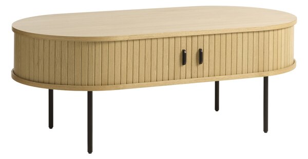 Dizajnový konferenčný stolík Vasiliy 120 cm prírodný dub