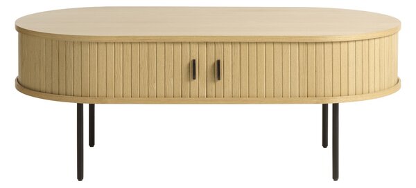 Dizajnový konferenčný stolík Vasiliy 120 cm prírodný dub