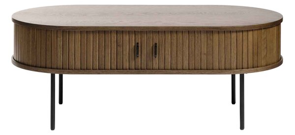 Dizajnový konferenčný stolík Vasiliy 120 cm dymový dub