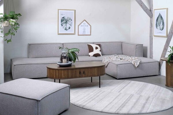 Dizajnový konferenčný stolík Vasiliy 120 cm dymový dub