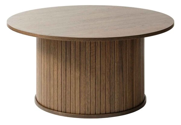 Dizajnový konferenčný stolík Vasiliy 90 cm dymový dub