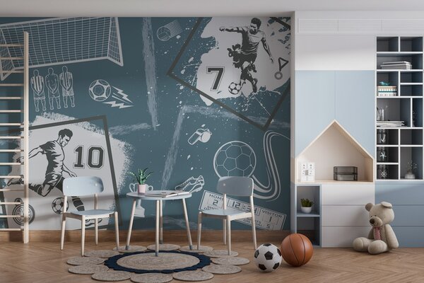 Tapety Futbalový skicár, Fototapety Izba pre tínedžerov, Fototapety futbal, w03122 : Uwalls.sk