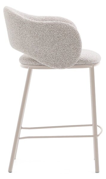 Barová stolička slonovinová (výška sedadla 65 cm) Maina – Kave Home