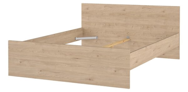 Dvojlôžková posteľ v dekore duba bez roštu 180x200 cm v prírodnej farbe Naia – Tvilum