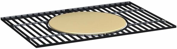 Multifunkčný gril Avenberg Genius + liatinový rošt+ tác + kameň na pizzu, 70 x 103 x 105 cm