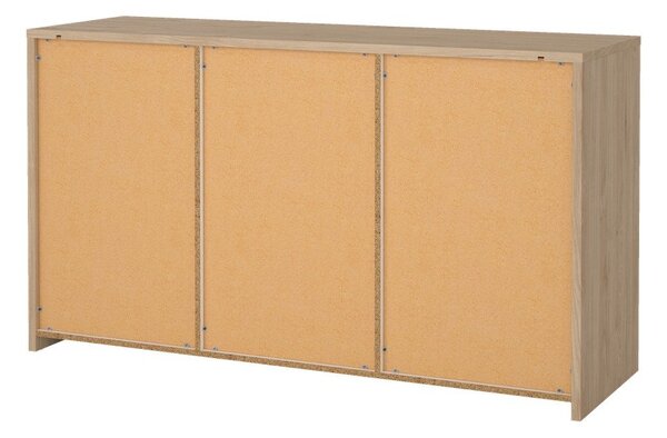 Biela/v prírodnej farbe komoda v dekore duba 149x84x48 cm Next – Tvilum