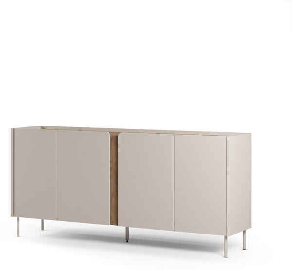 Komoda v dekore duba v krémovo-prírodnej farbe 180x82x40 cm Lucile – Marckeric