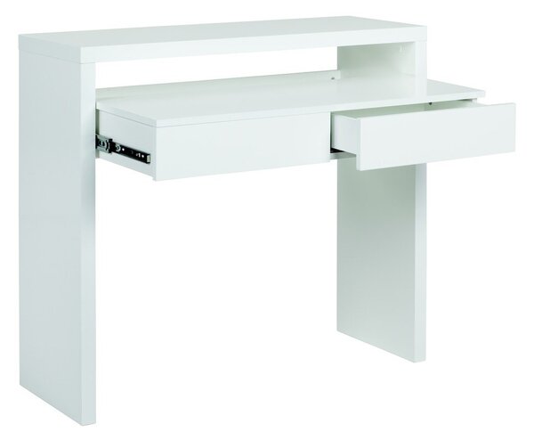 Pracovný stôl s výsuvnou doskou Console Mel